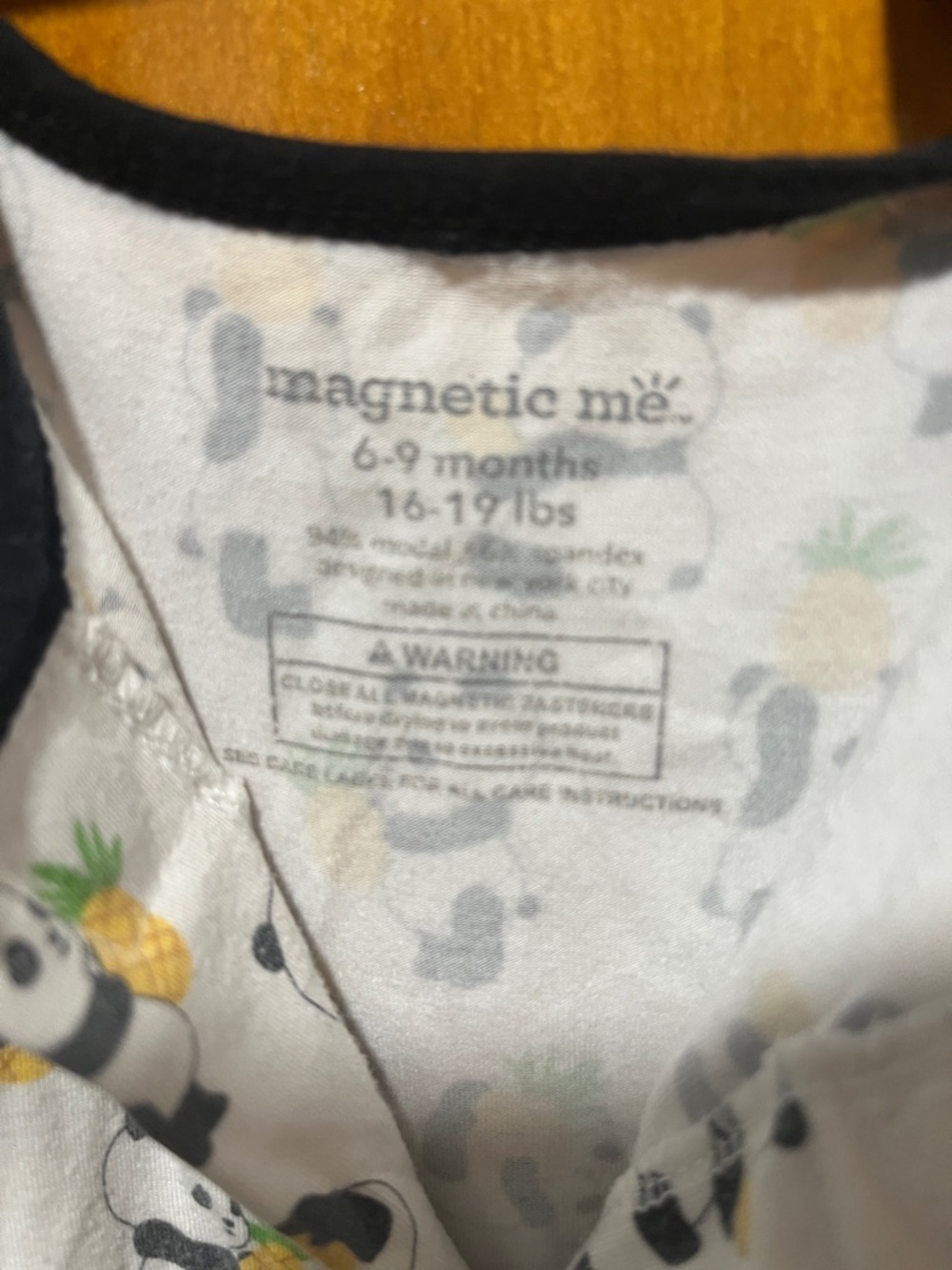 Magnetic Me Panda with Pineapple Print BodySuit - Picture 2 of 7